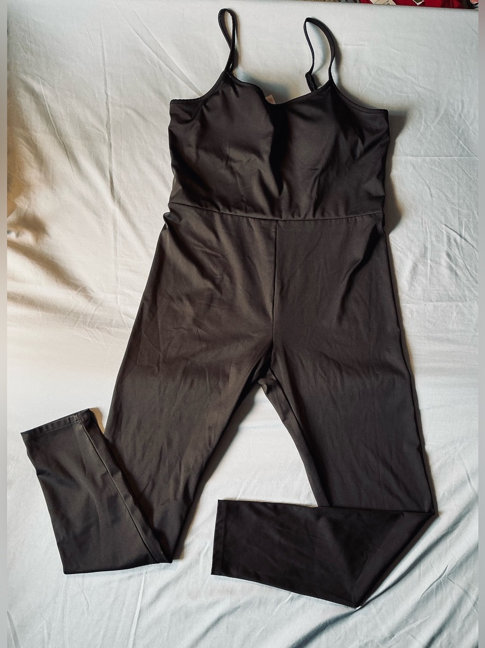 No Boundaries Black Spaghetti-Strap Jumpsuit